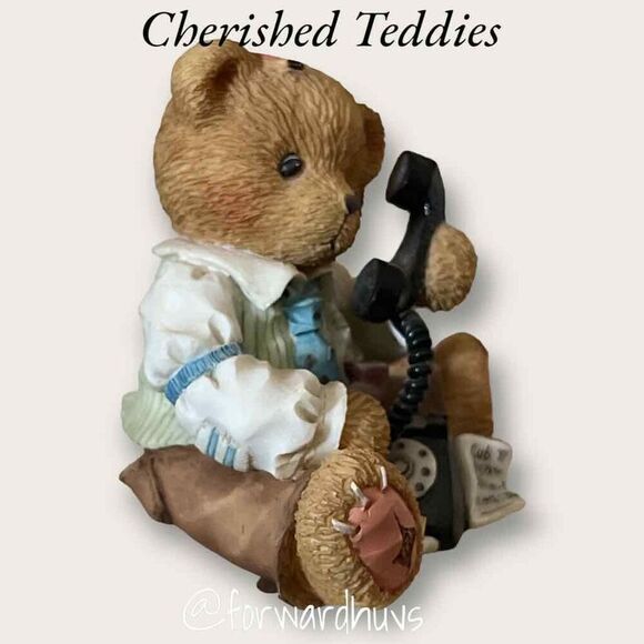 Cherished Teddies Charter Member Figurine "R. Harrison Hartford" - Dated 1996 - Picture 7 of 9